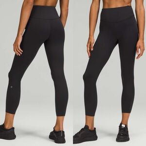 Lululemon Base Pace High-Rise Tight Sz 6/25" In Black